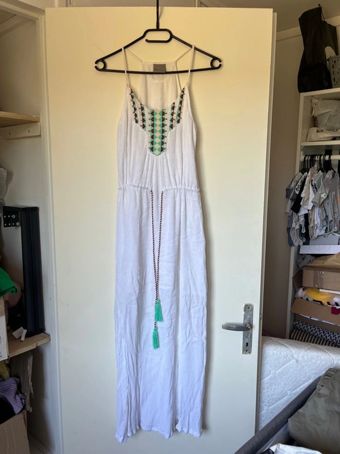 Robe djellaba, style orientale blanche