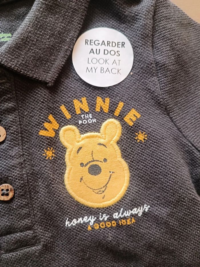 🐼 Polo Winnie l'Ourson taille 6mois - photo numéro 2