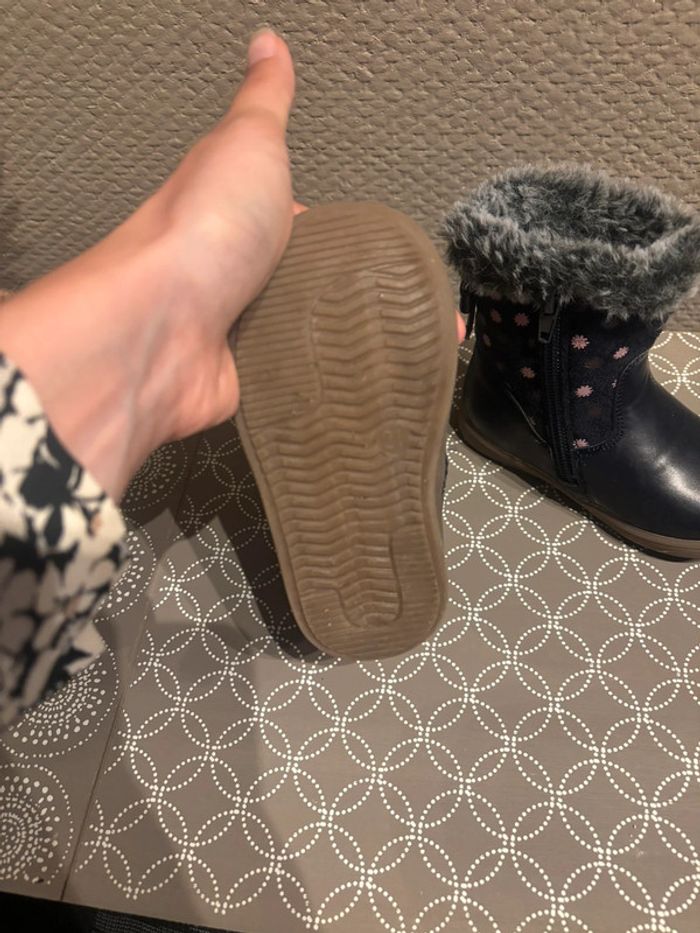 Bottes haut fille pointure 21 en très bon état - photo numéro 3