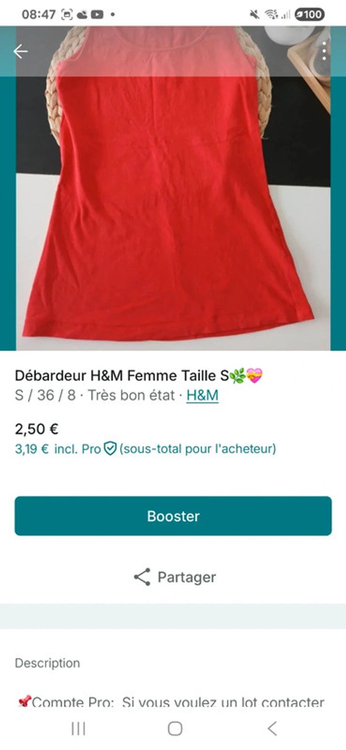 Débardeur H&M femme Taille S🌿💝 - photo numéro 7