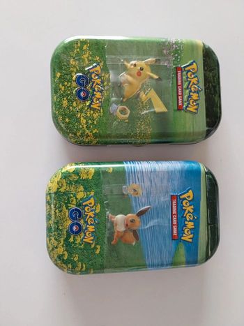 2 mini tins pokemon neuf scellé