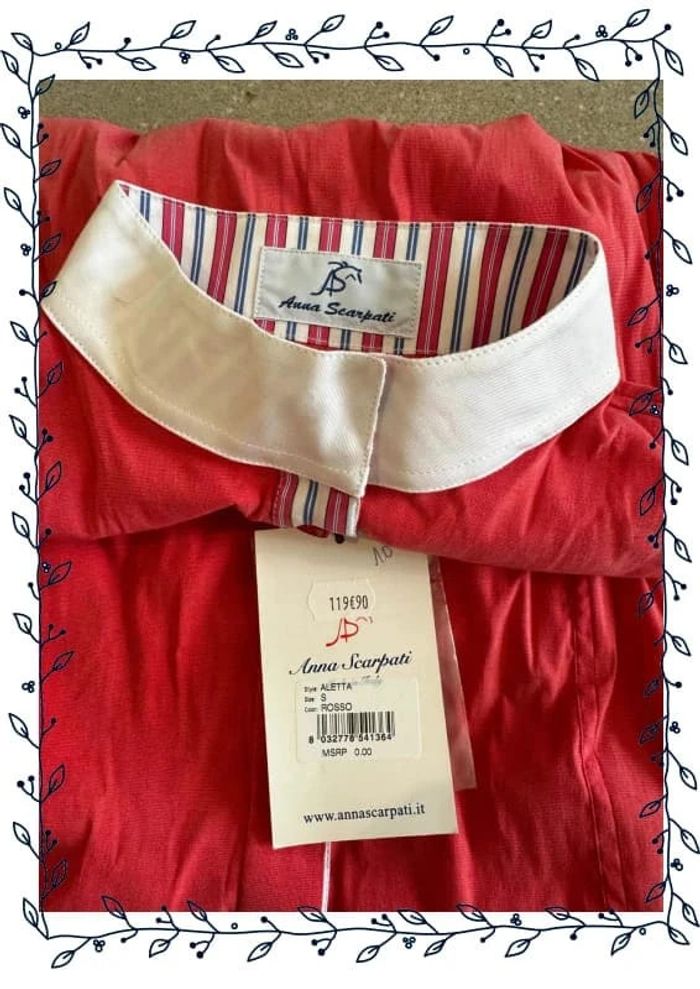 Chemisier rose sans manches Anna Scarpati, neuf, taille S, valeur 120€ - photo numéro 3