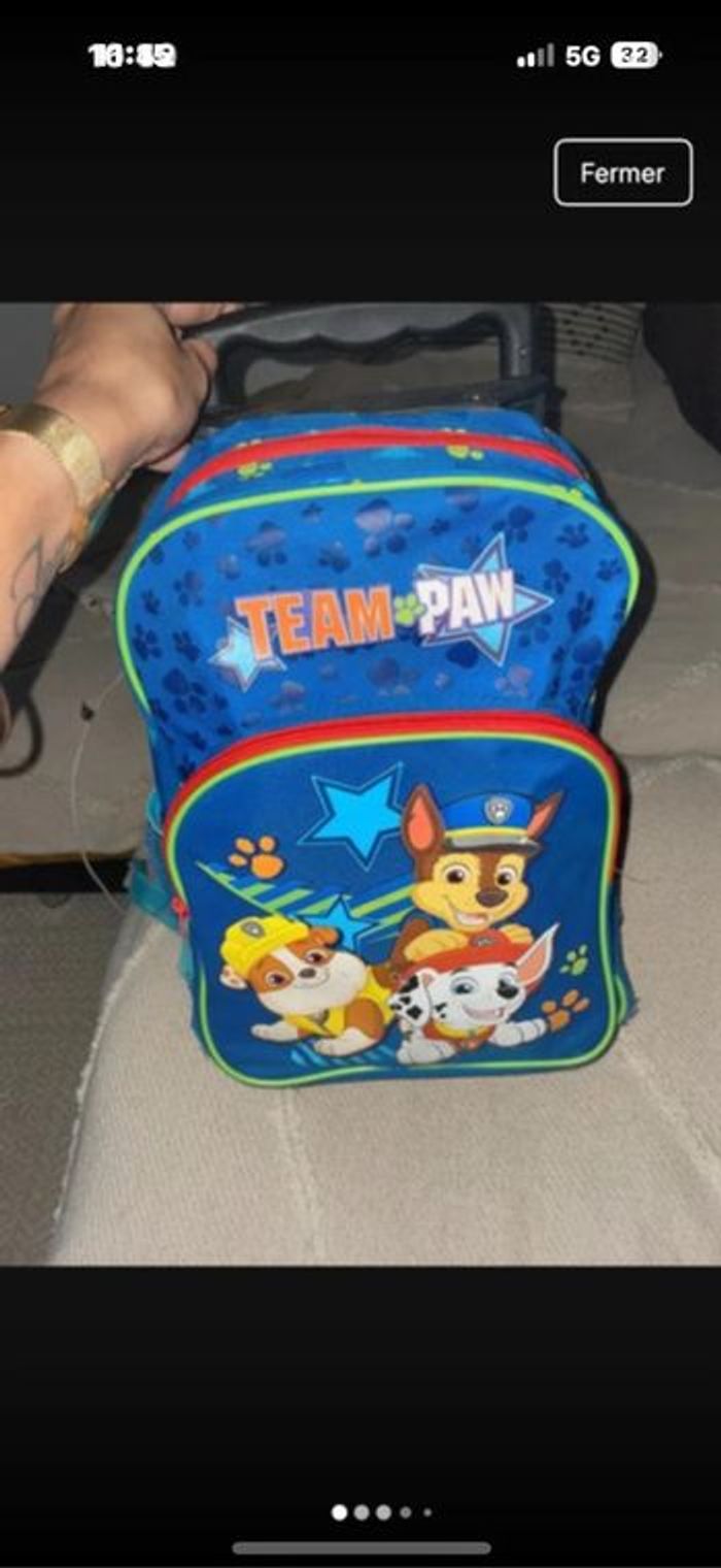 Cartable pat patrouille