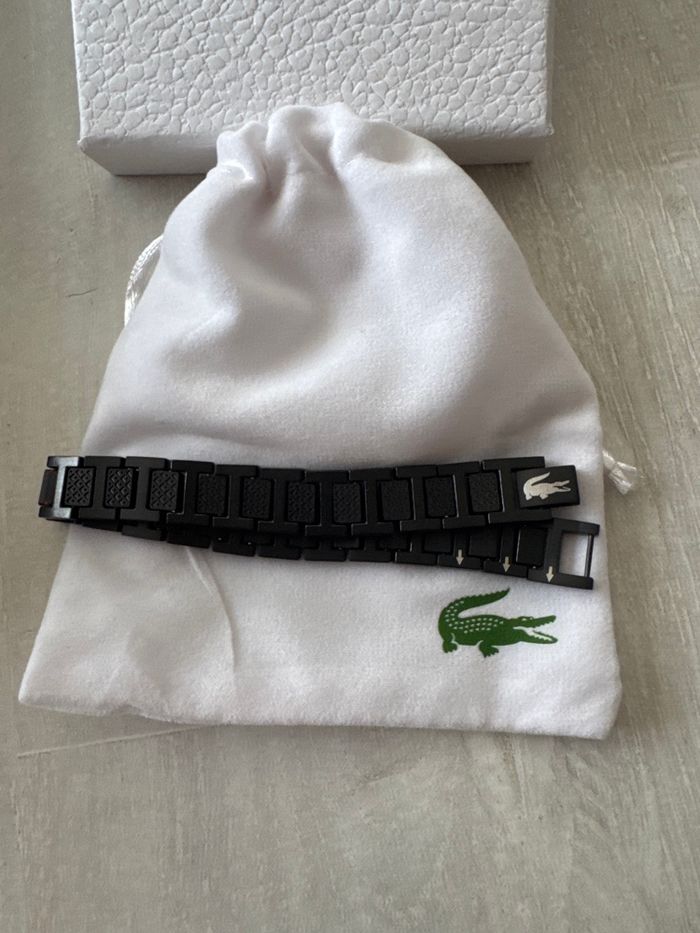 Bracelet Lacoste Noir - photo numéro 2