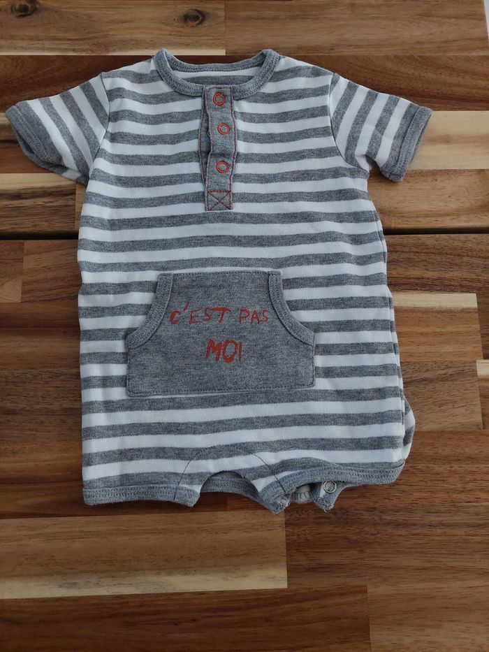 Lot de 2 grenouillères 6 mois - photo numéro 2