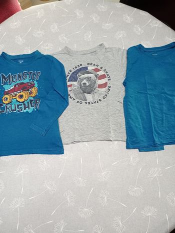 Lot t-shirts longues manches