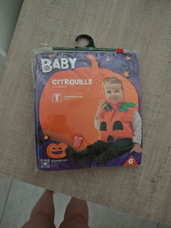 Déguisement citrouille