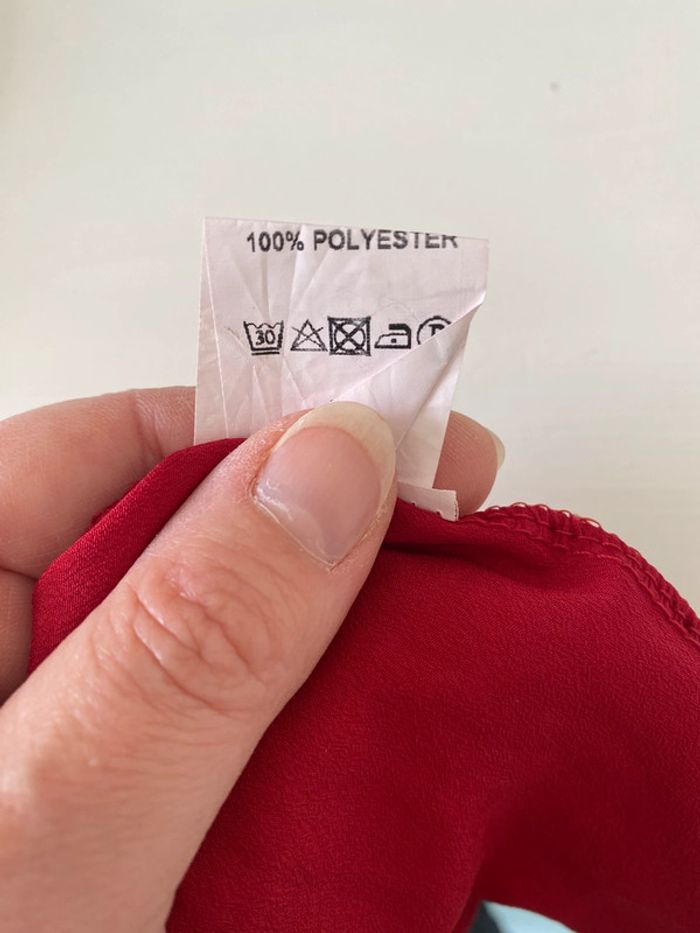 Tunique rouge vintage love taille 2 - photo numéro 7