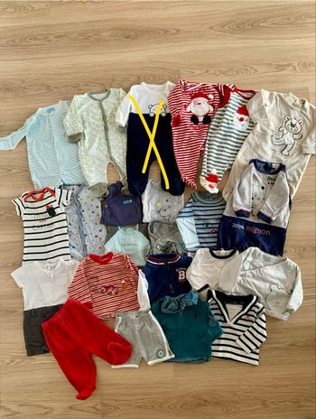 Lot de 22 articles enfant 3 mois 