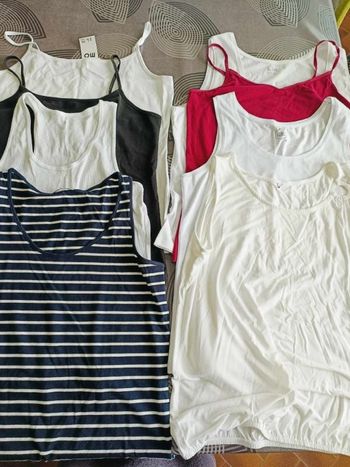 lot de 8 débardeurs TXL