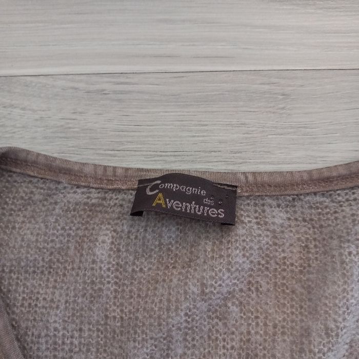Pull femme avec ceinture avec cœur brodé Compagnie des Aventures taille M - photo numéro 2
