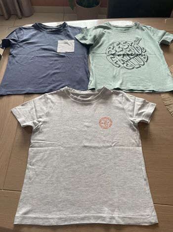 Lot de 3 tee shirt manche courte