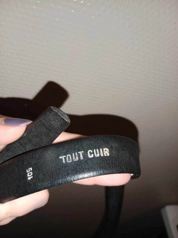 Ceinture en cuir - photo numéro 2