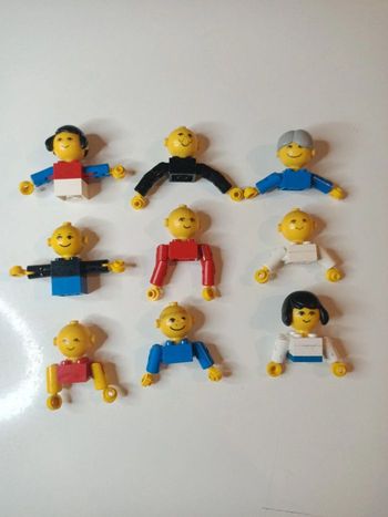 lot personnage Lego vintage années 70