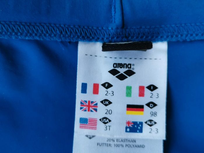 Short de bain 🧒 arena, grenouille, garçon, 2 / 3 ans - photo numéro 8