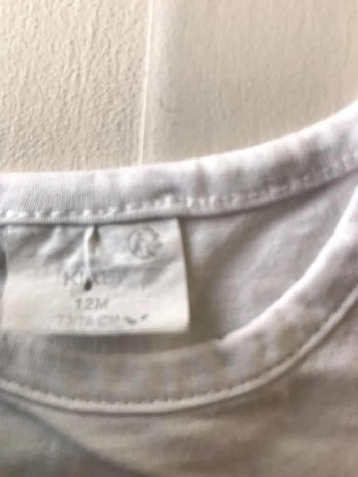 Tee shirt manche longue blanc bêtises autorisées - photo numéro 3