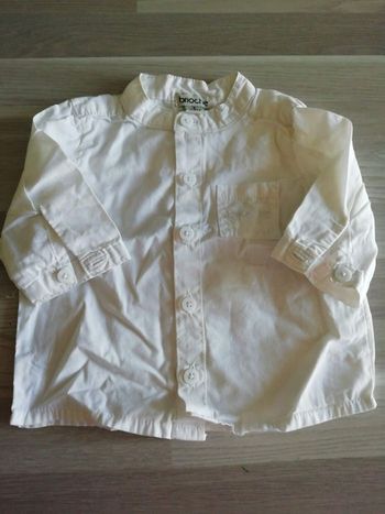 Chemise manches longues taille 1 mois