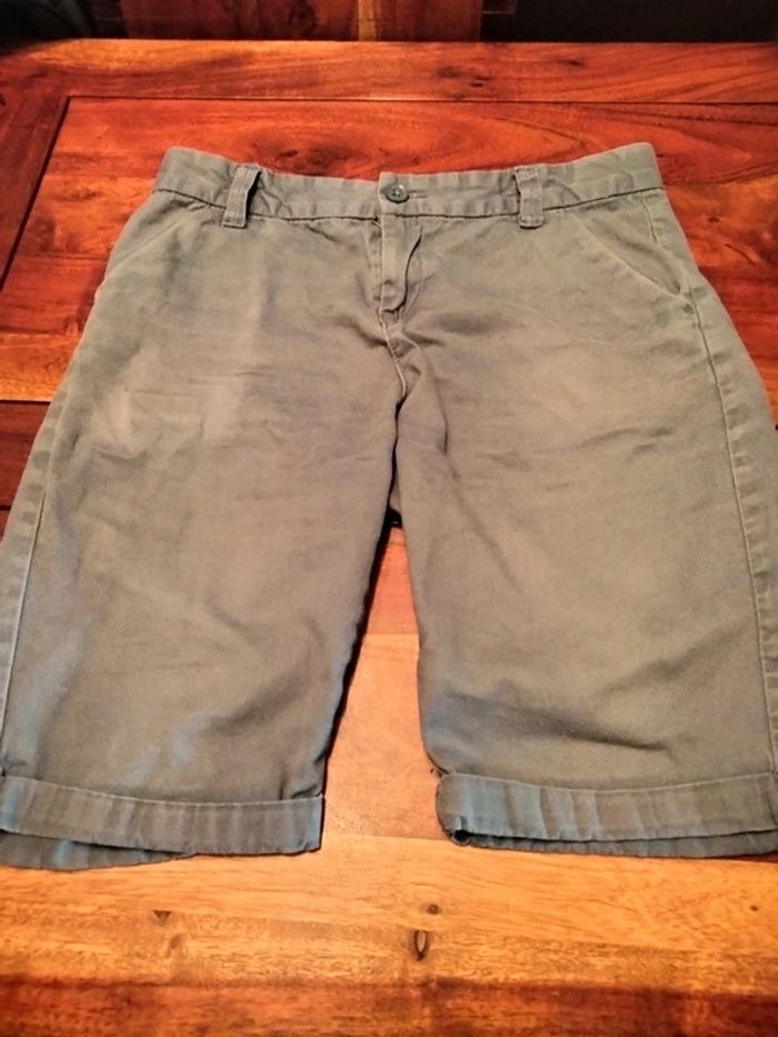 Short uni bleu réglable à la taille 16 ans Gémo