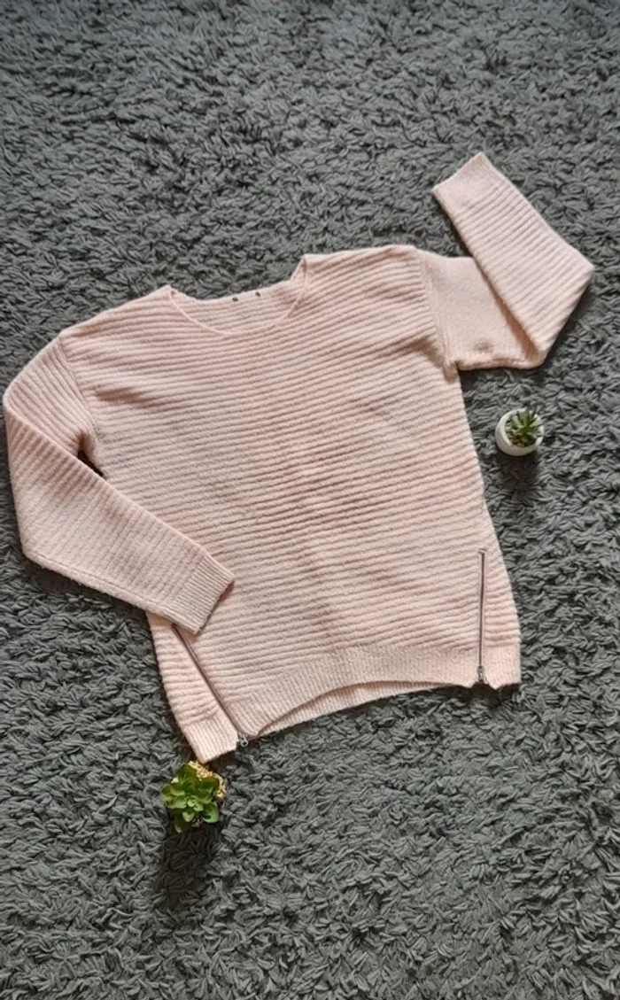 Pull épais avec zip