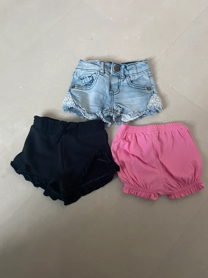 3 shorts