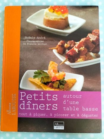 Livre recettes Petits dîners