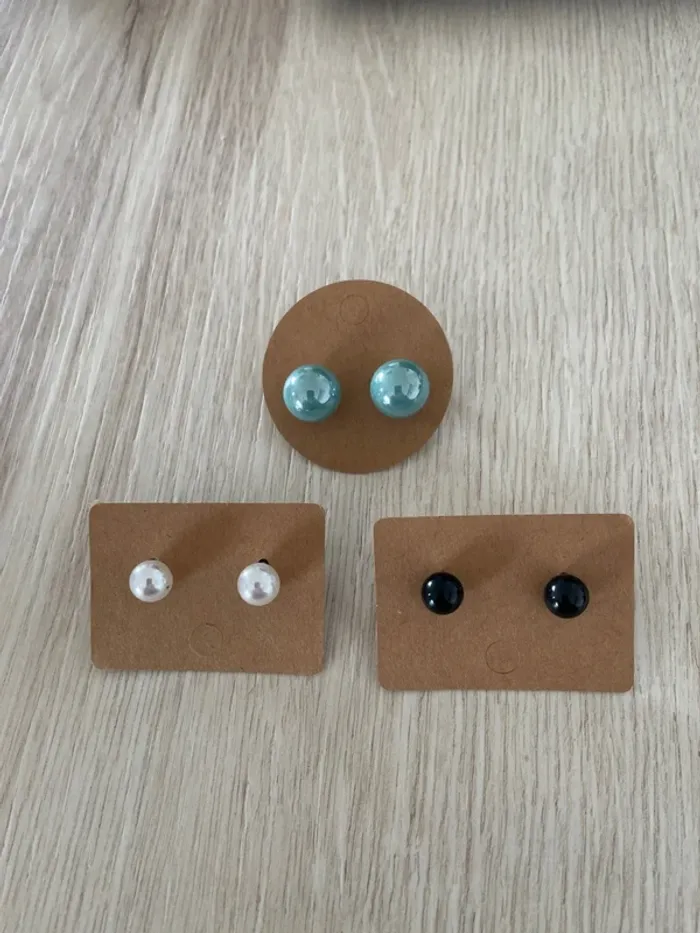 Lot de paires de boucles d’oreilles