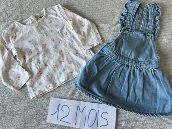 Ensemble robe et t-shirt manche longue