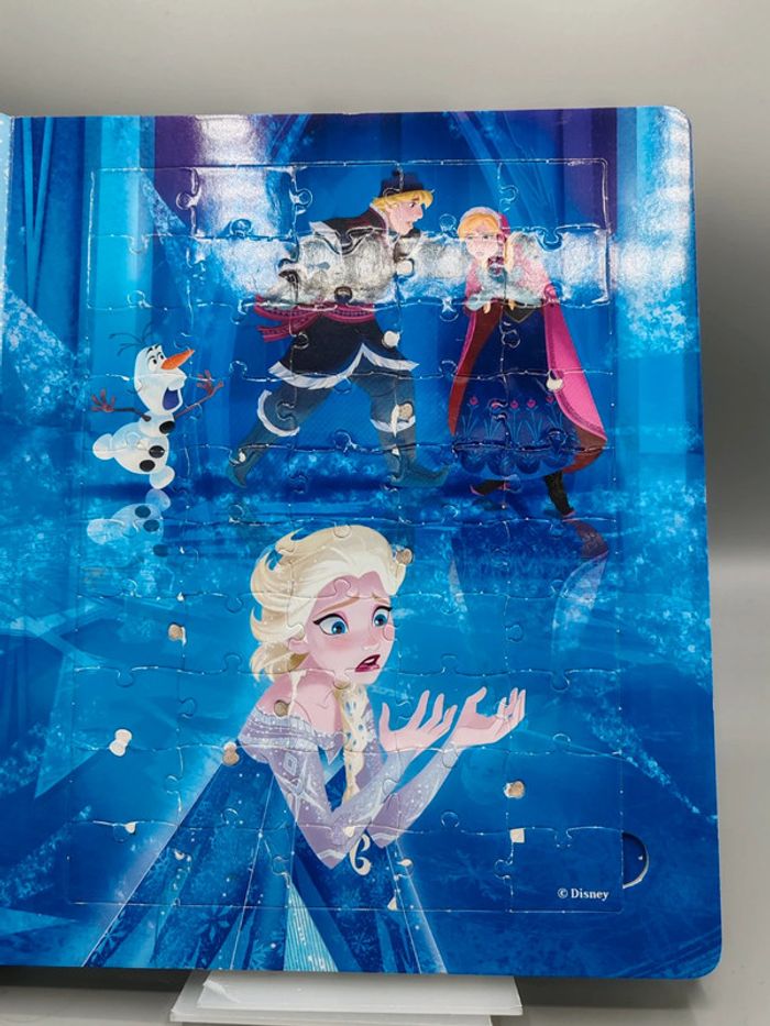 Livre puzzle reine des neiges - photo numéro 4