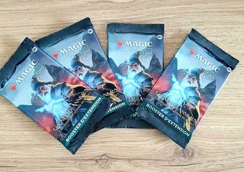 Magic the Gathering 4 Booster extension le seigneur des anneaux