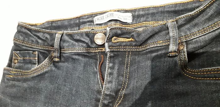 Short en jean bleu marine - photo numéro 3
