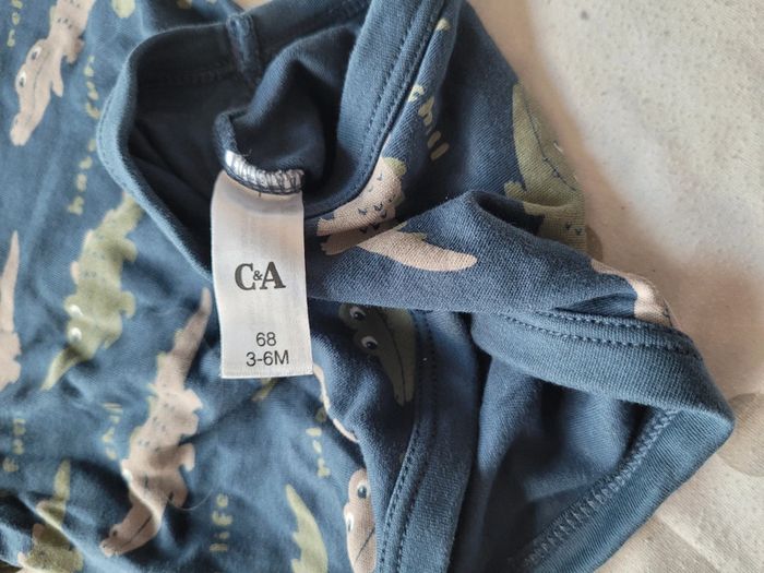 Lot de 5 bodies manches courtes 3/6 mois C&A - photo numéro 8