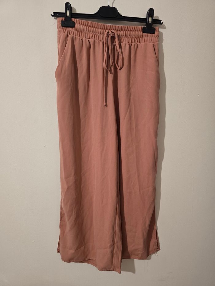 Pantalon Fluide Pull & Bear Rose