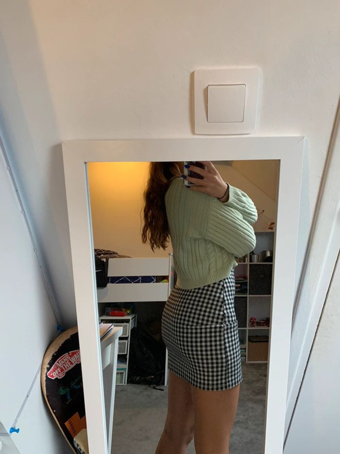 Pull vert menthe - photo numéro 4