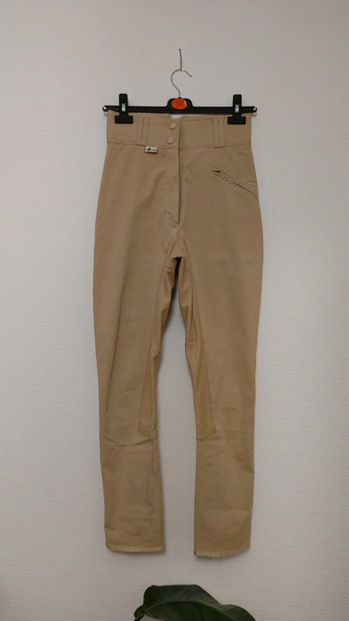 Pantalon taille haute tissu stretch cheval FEROTI 36