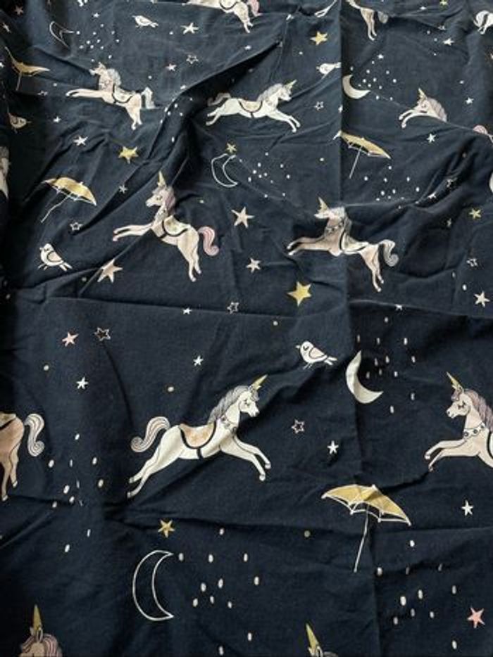 Drap housse licorne lit évolutif verbaudet q ses à - photo numéro 2