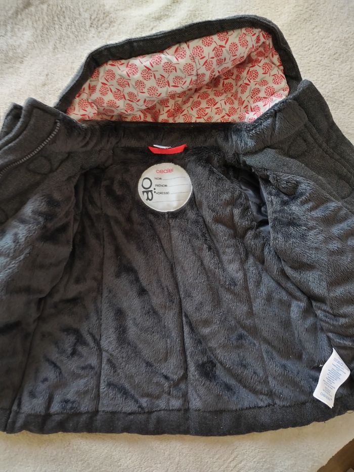 Manteau bébé fille 6 mois Obaïbi - photo numéro 3