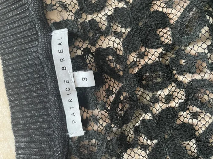 💎Petite pépite, magnifique gilet noir scintillant dos dentelle neuf en 40 de la boutique Breal - photo numéro 7