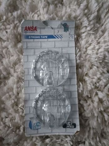 2 crochets adhésifs ansa
