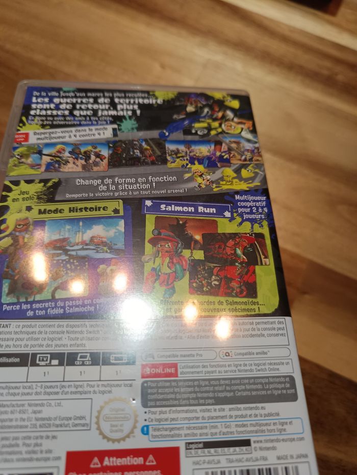 Jeu Switch Splatoon3 en très bon état - photo numéro 7