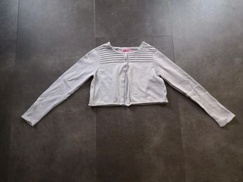 Gilet court / boléro fille 10 ans