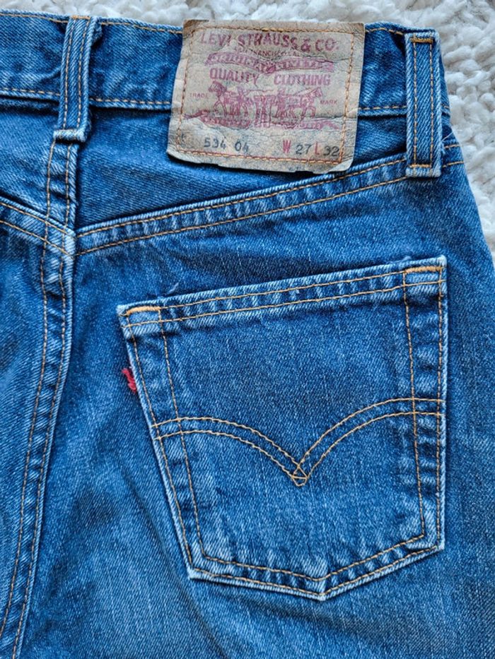 Jean Levi's 534 bleu W27 L32 Taille 34 - photo numéro 7
