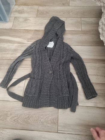 Gilet long fille