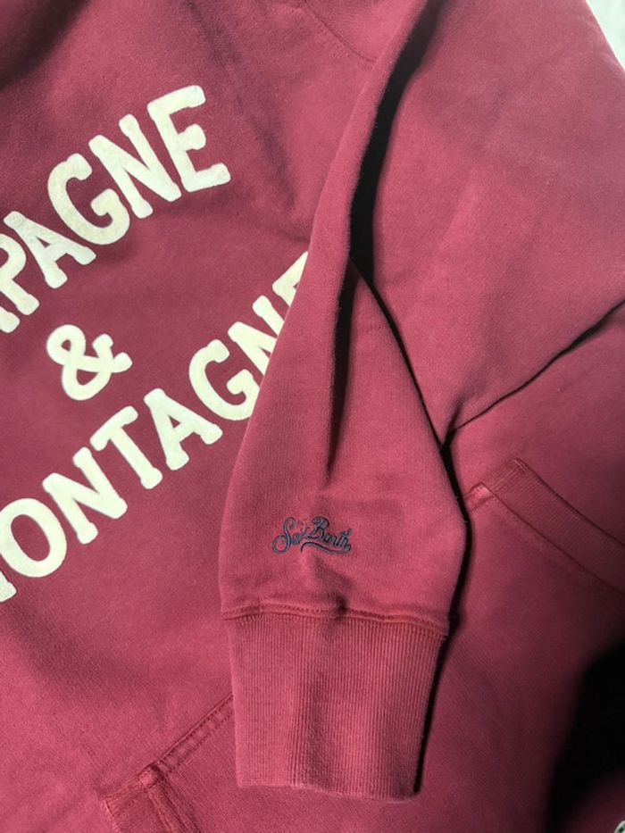 MC2 Saint Barth - Sweat à capuche, bordeau, taille L - photo numéro 6