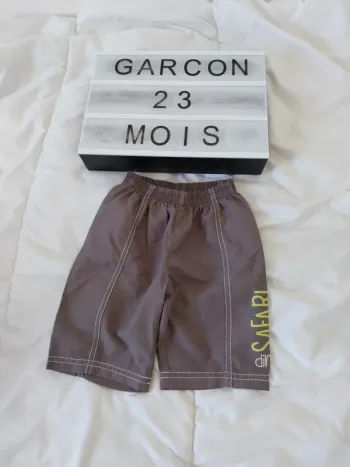 Bermuda garçon 23 mois