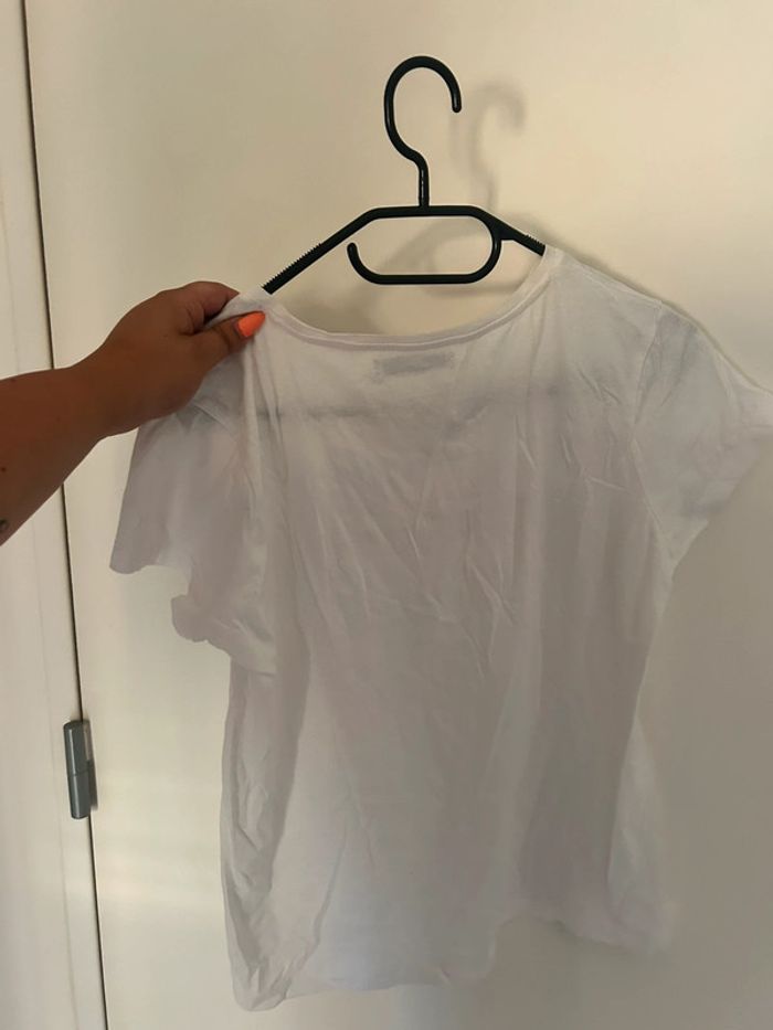 T shirt blanc kiabi taille S - photo numéro 3