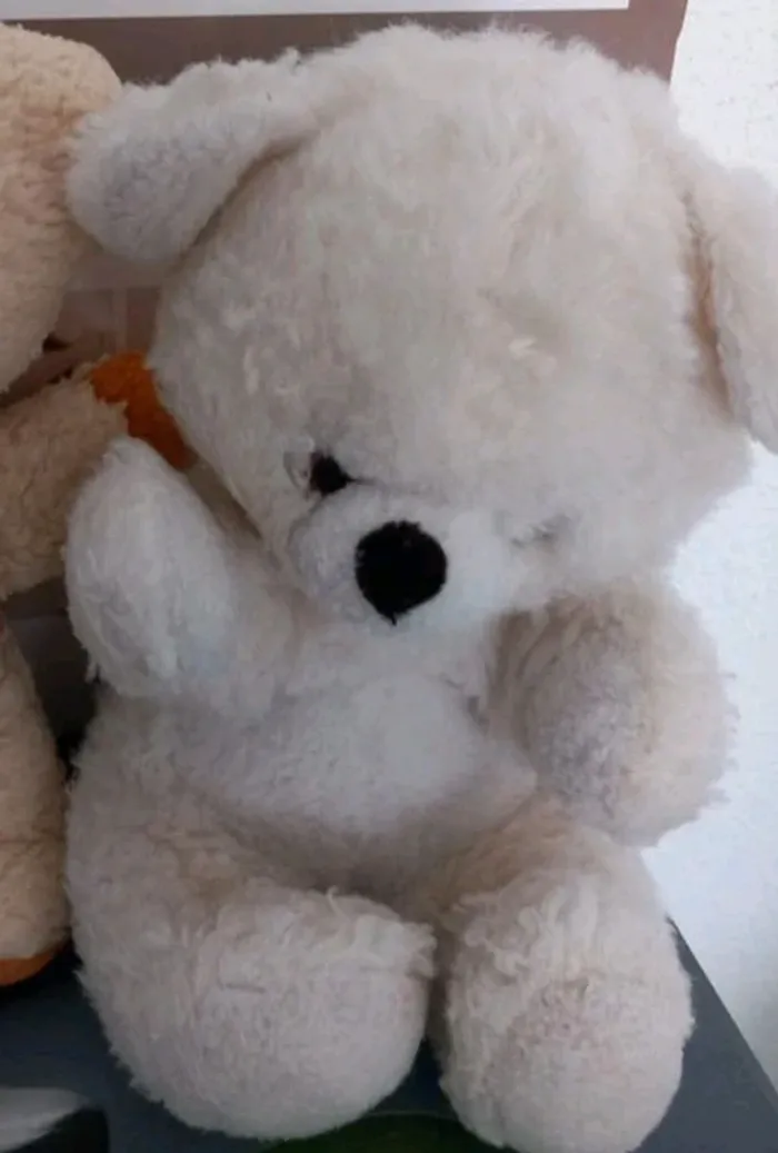 Lot de 3 peluches nounours vintage des années 80 - photo numéro 4