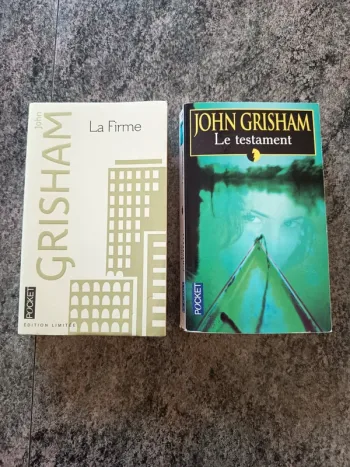 Lot de 2 livres de John Grisham
