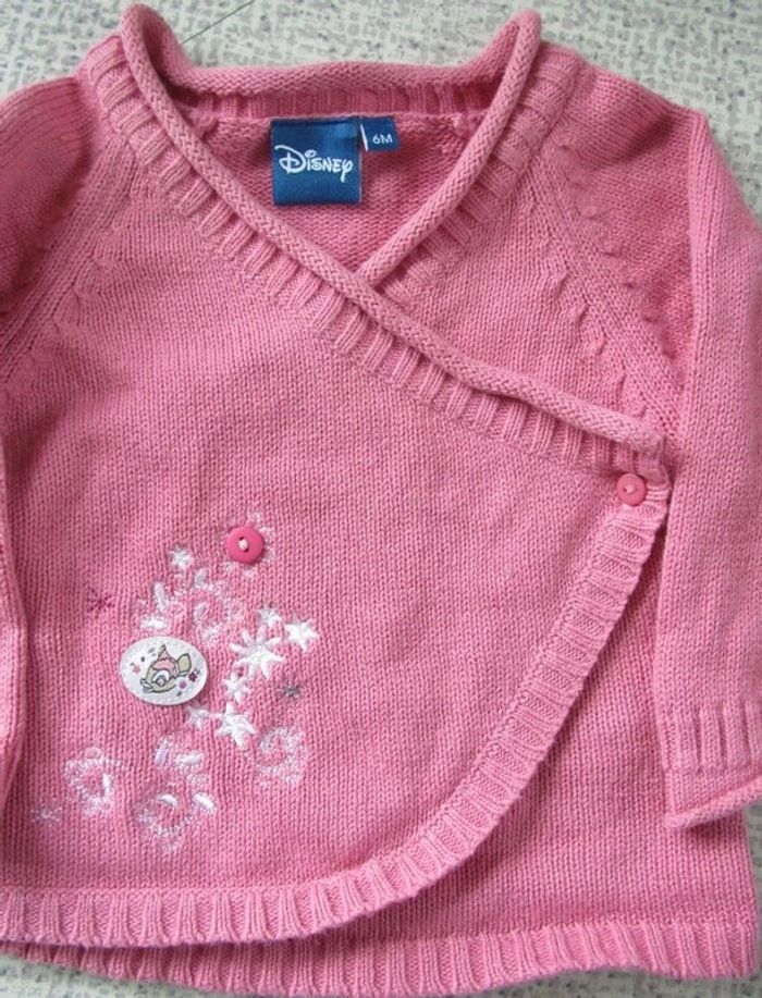 Gilet fille Disney 6 mois - photo numéro 3