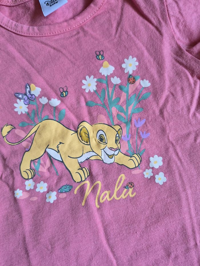 T shirt rose Disney Nala 3mois - photo numéro 2