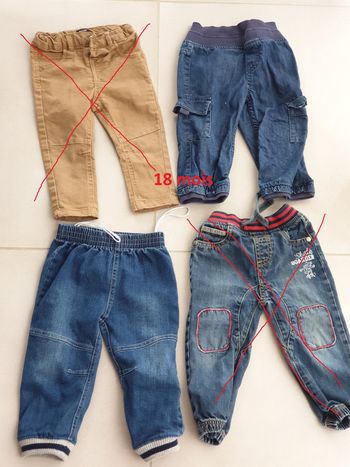 2 pantalons 18 mois